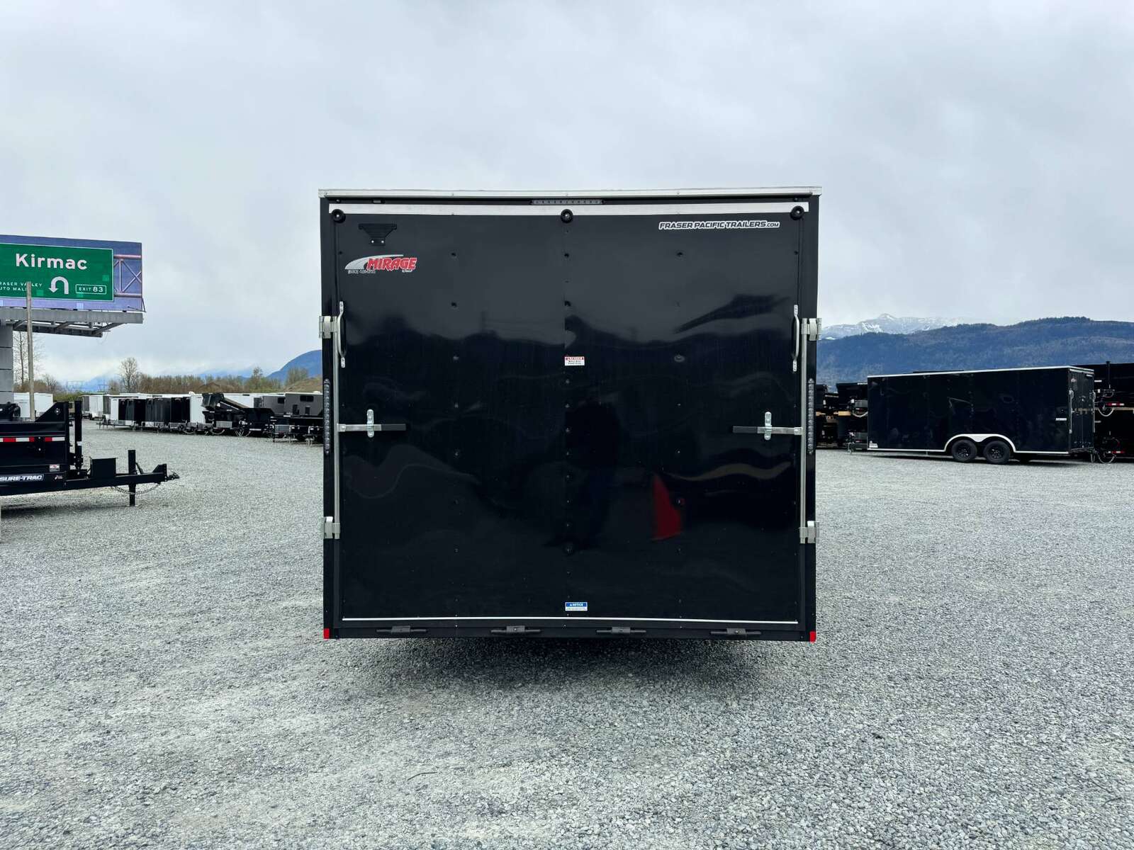 Photo of 2025 Mirage XE 8.5x20 V Nose Cargo / Enclosed Trailer Extra Height Ramp Door Black Car Hauler Package