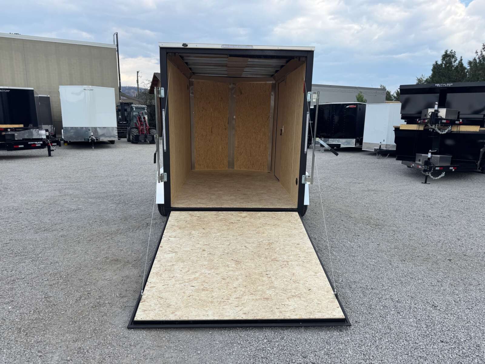Photo of 2026 Mirage XE 6x10 V Nose Enclosed Cargo Trailer Ramp Door Charcoal Grey Extra Height 2990lb GVW