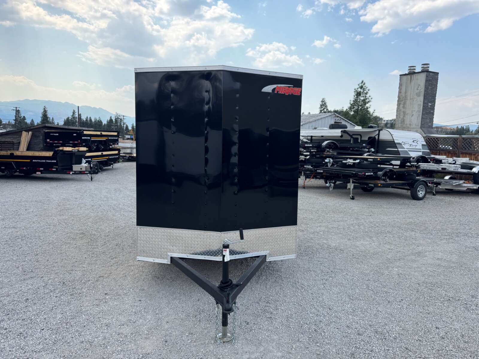 Photo of 2026 Mirage XE 6x10 V Nose Enclosed Cargo Trailer Ramp Door Black Extra Height 2990lb GVW