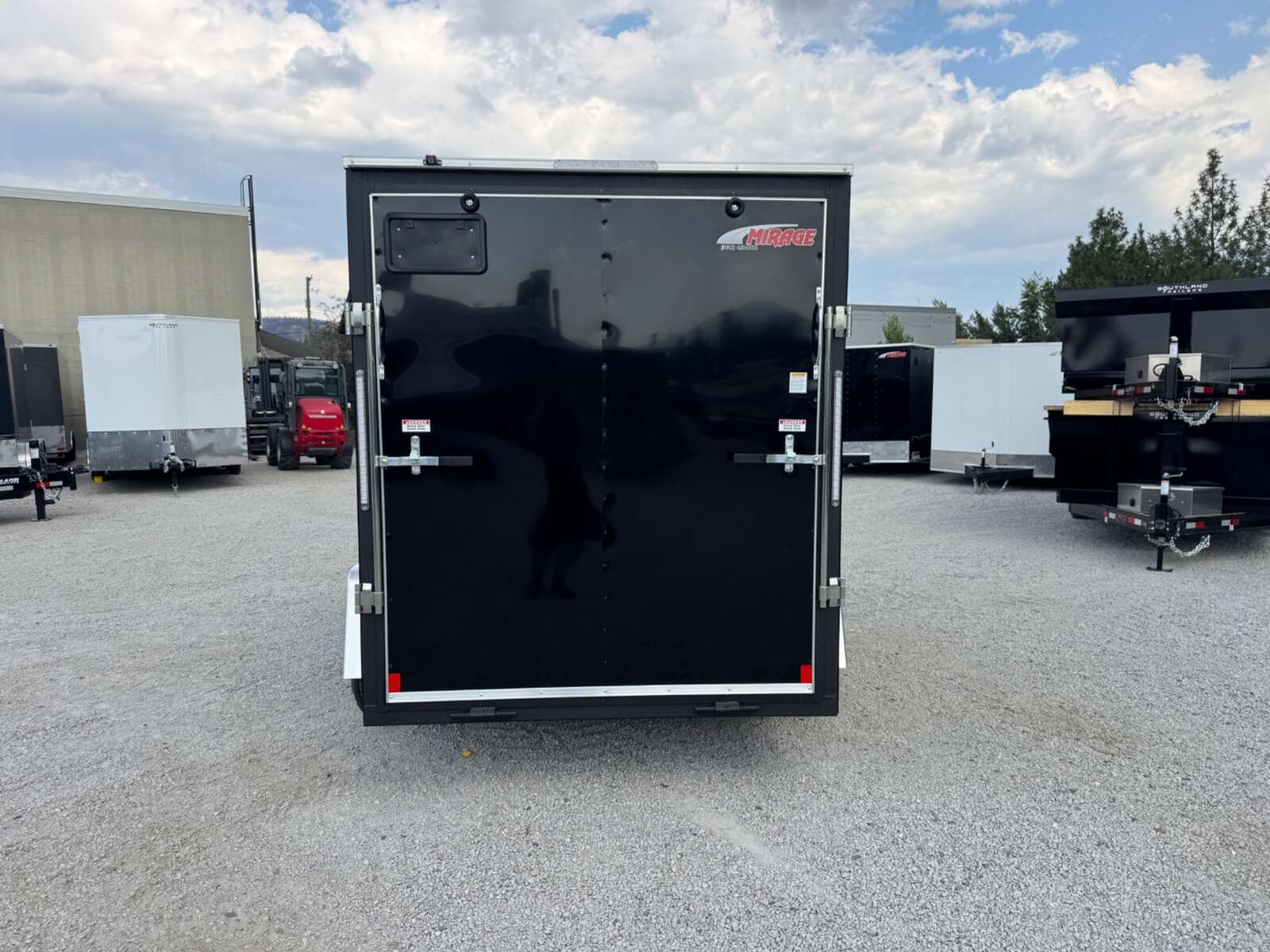 Photo of 2026 Mirage XE 6x10 V Nose Enclosed Cargo Trailer Ramp Door Black Extra Height 2990lb GVW
