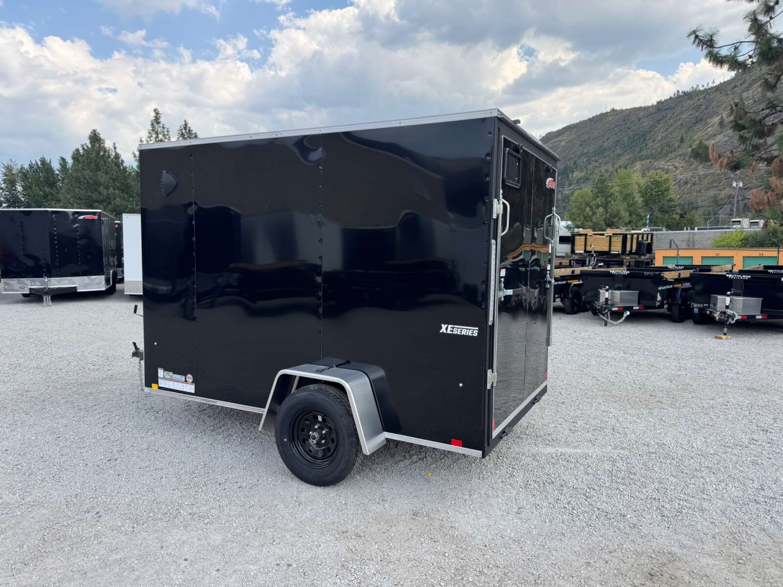 Photo of 2026 Mirage XE 6x10 V Nose Enclosed Cargo Trailer Ramp Door Black Extra Height 2990lb GVW