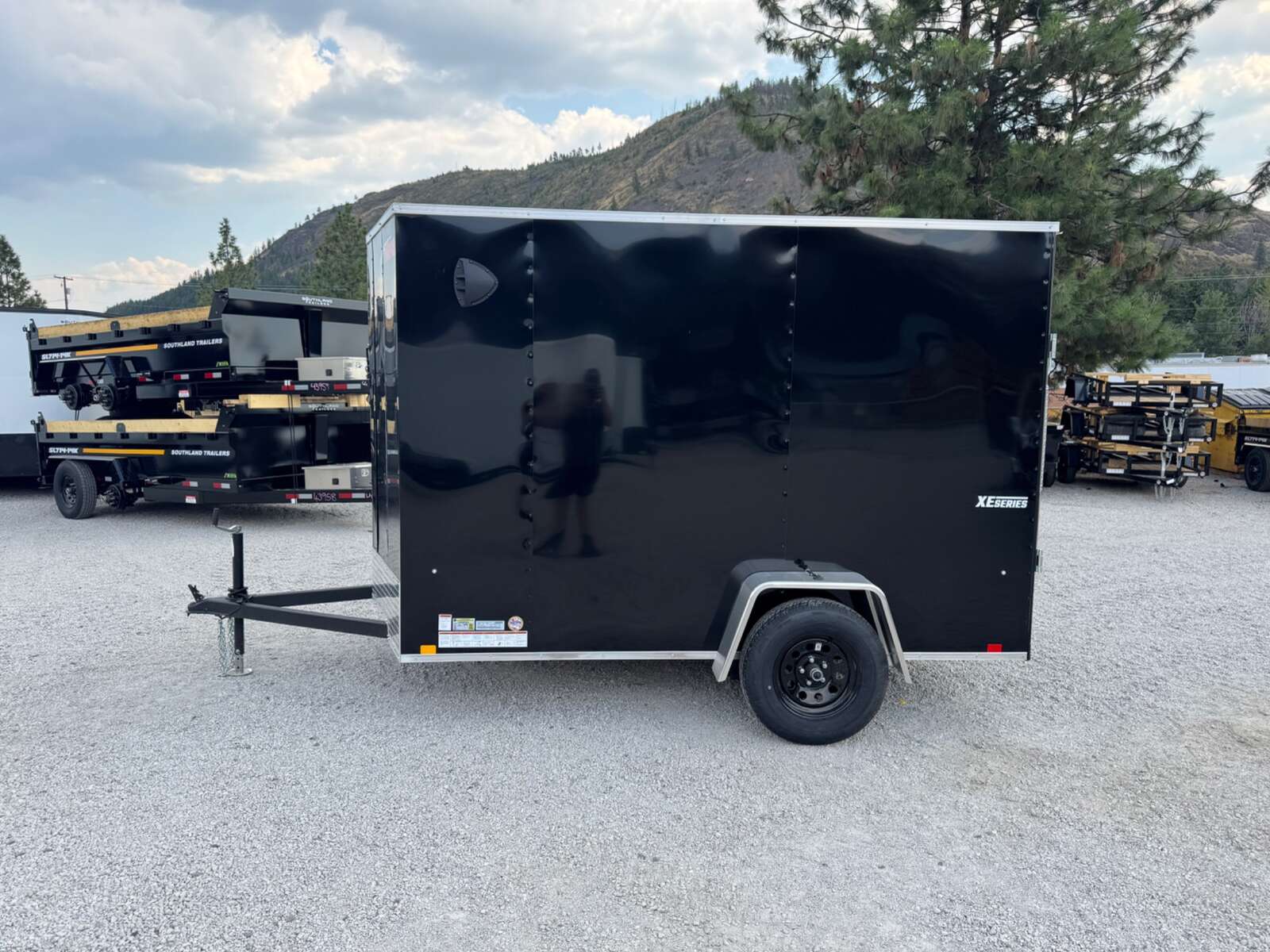 Photo of 2026 Mirage XE 6x10 V Nose Enclosed Cargo Trailer Ramp Door Black Extra Height 2990lb GVW