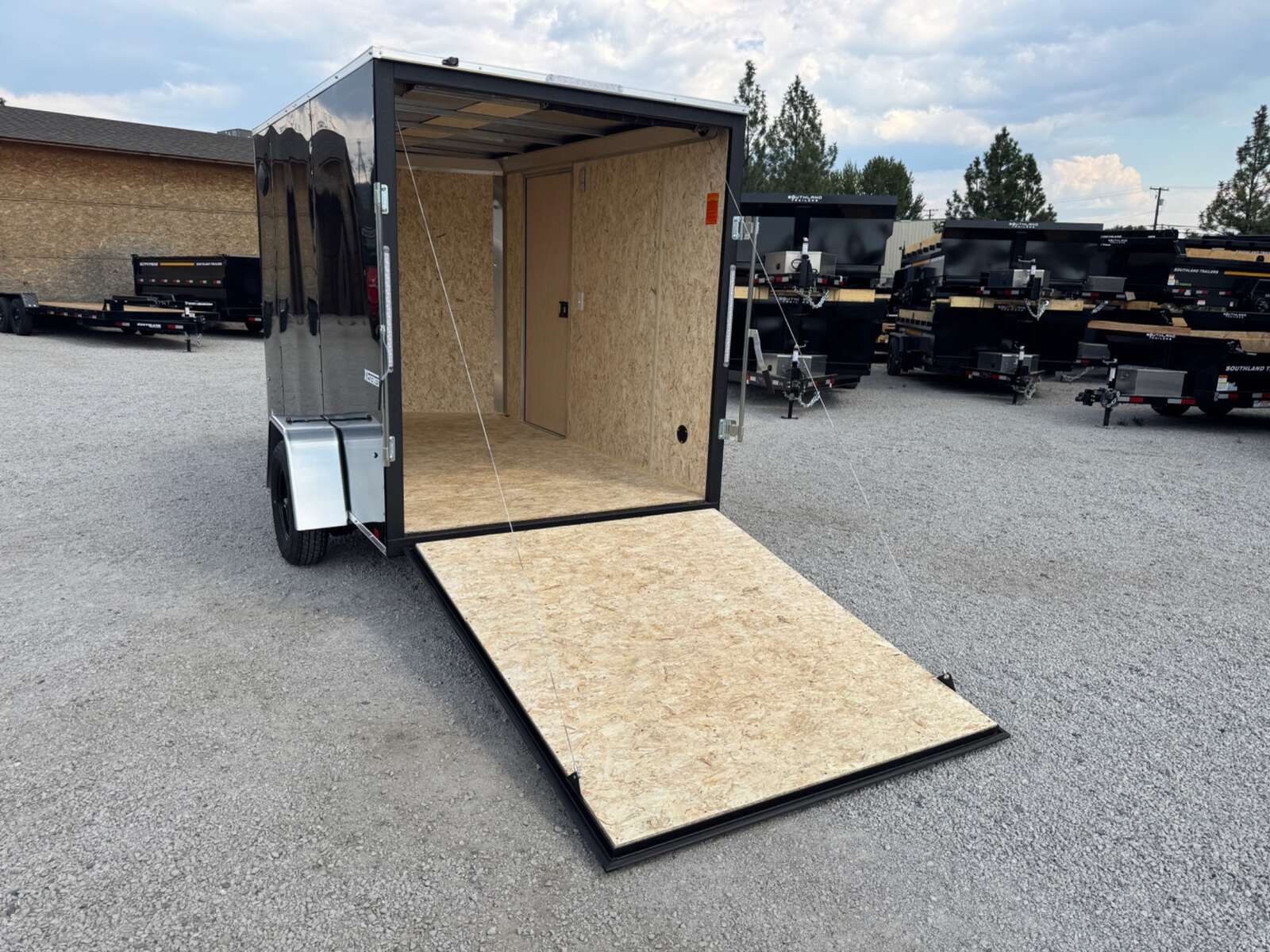 Photo of 2026 Mirage XE 6x10 V Nose Enclosed Cargo Trailer Ramp Door Black Extra Height 2990lb GVW