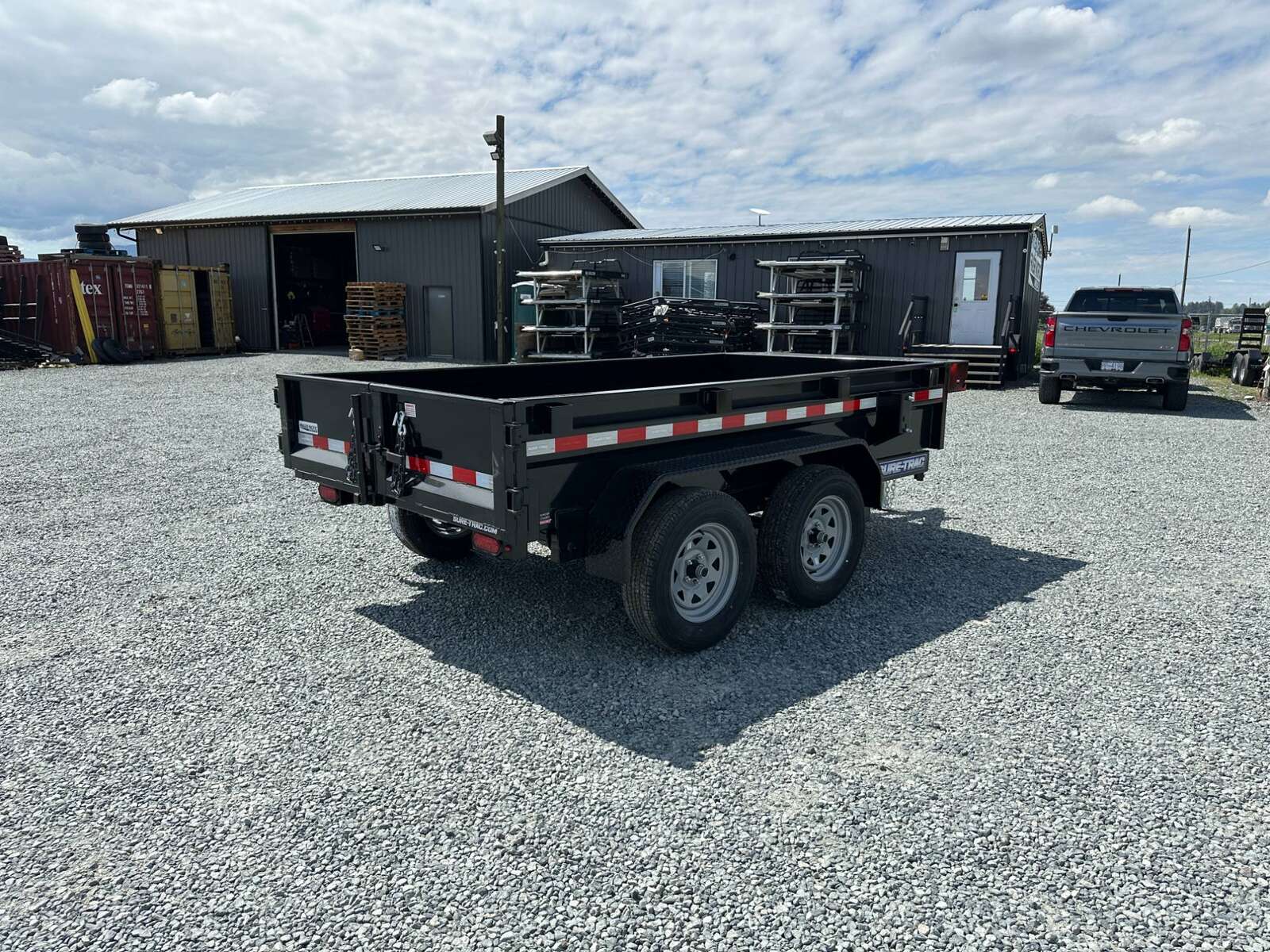Photo of 2025 Suretrac 5x10 Dump Trailer 7000lb GVW Barn Doors