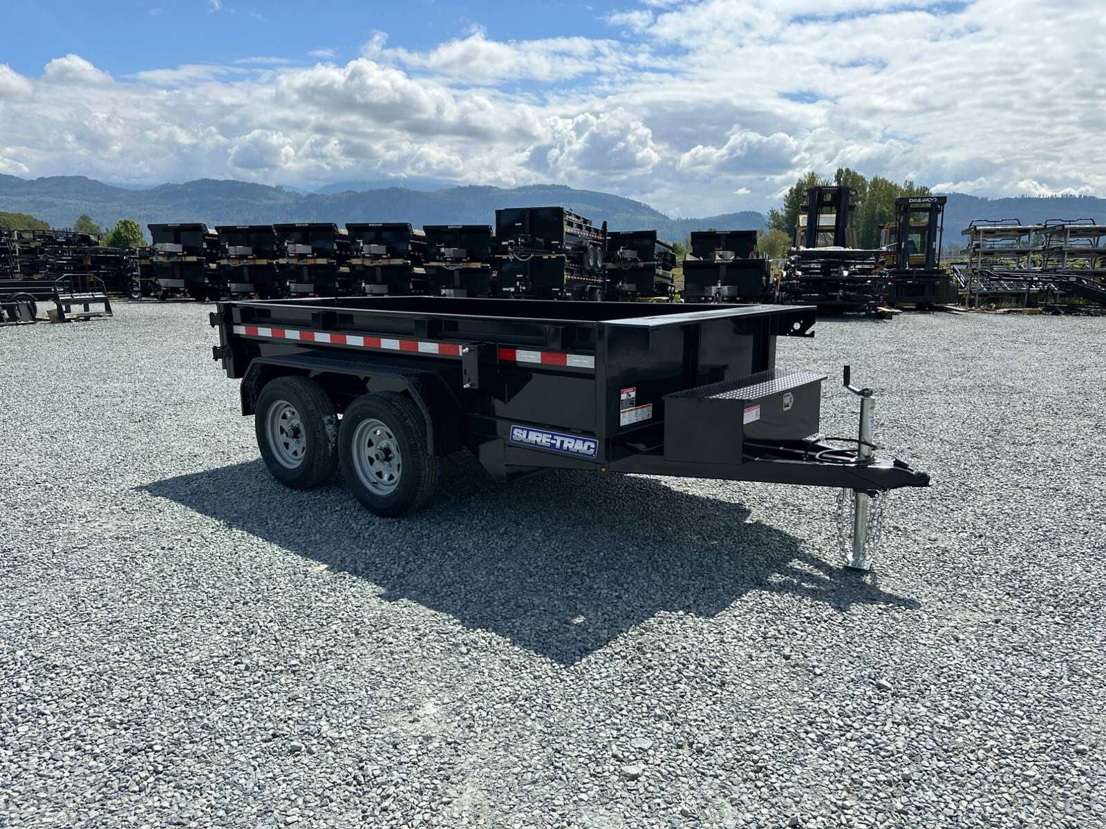 Photo of 2025 Suretrac 5x10 Dump Trailer 7000lb GVW Barn Doors