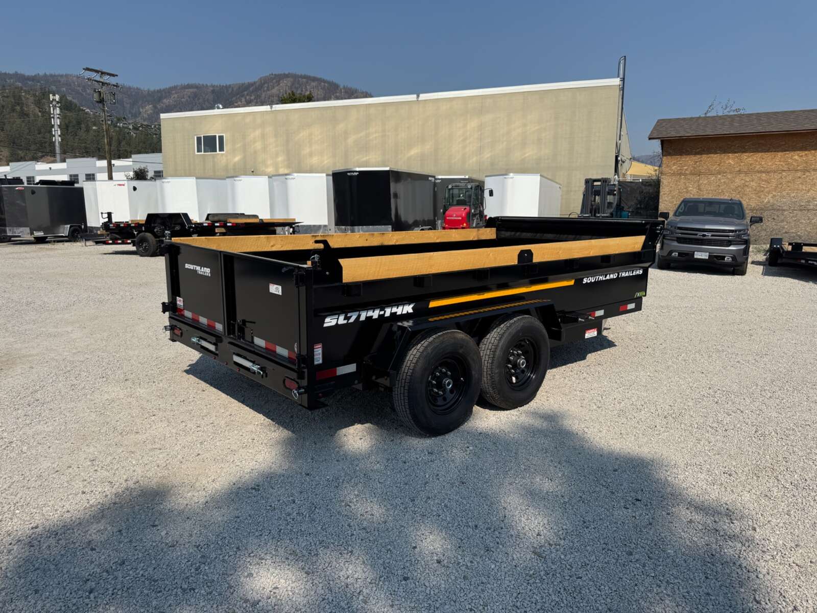 Photo of 2026 Southland 7x14 Dump Trailer 15,400lbs GVW with Tarp And Ramps (SL714-14K)