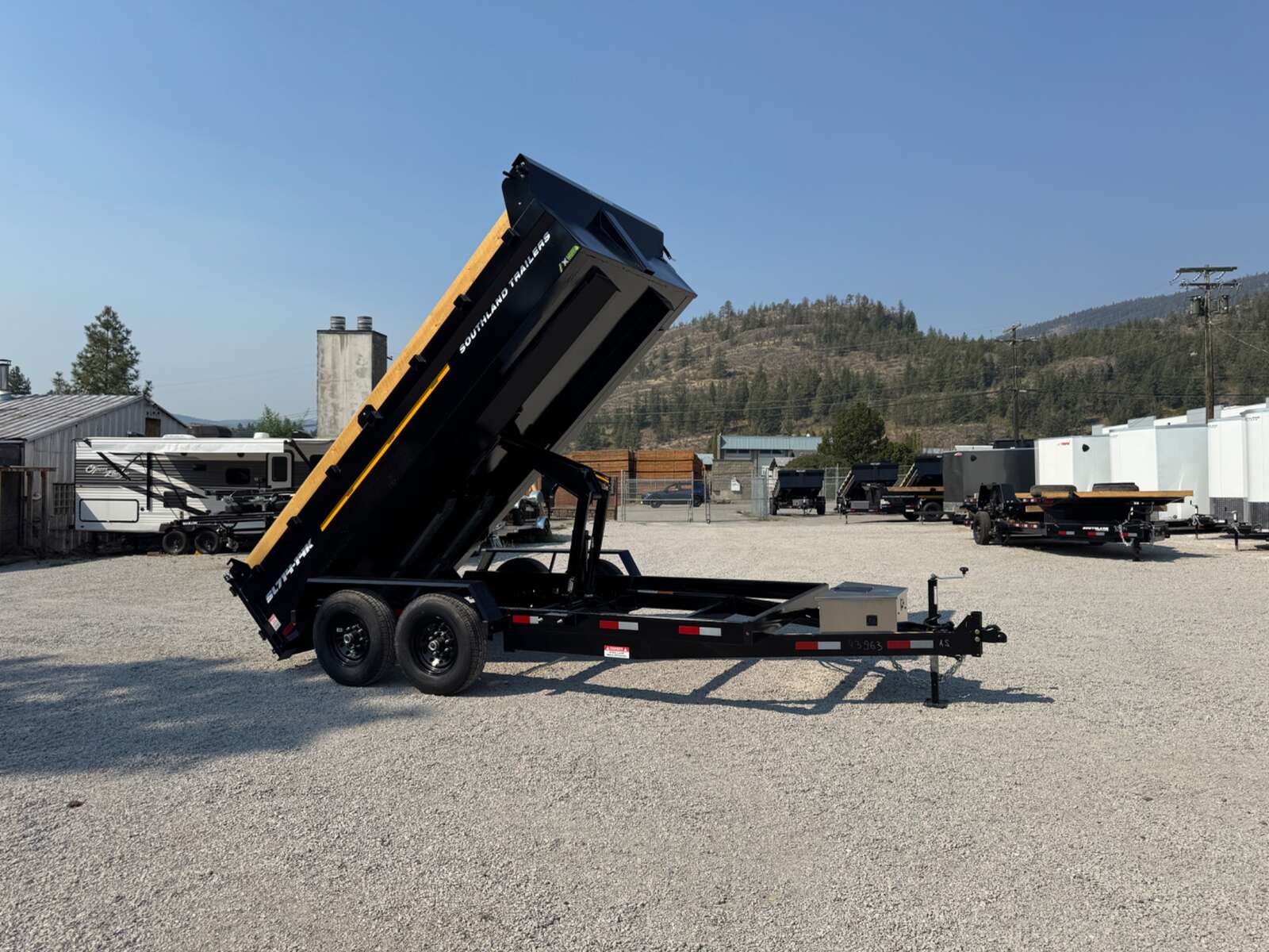 Photo of 2026 Southland 7x14 Dump Trailer 15,400lbs GVW with Tarp And Ramps (SL714-14K)