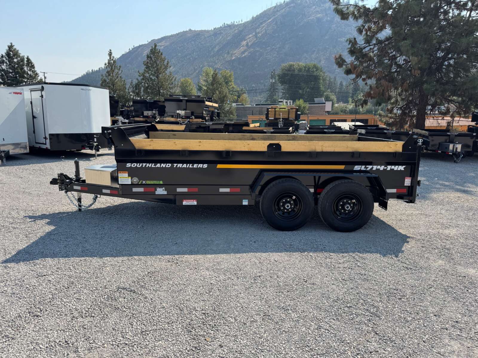 Photo of 2026 Southland 7x14 Dump Trailer 15,400lbs GVW with Tarp And Ramps (SL714-14K)