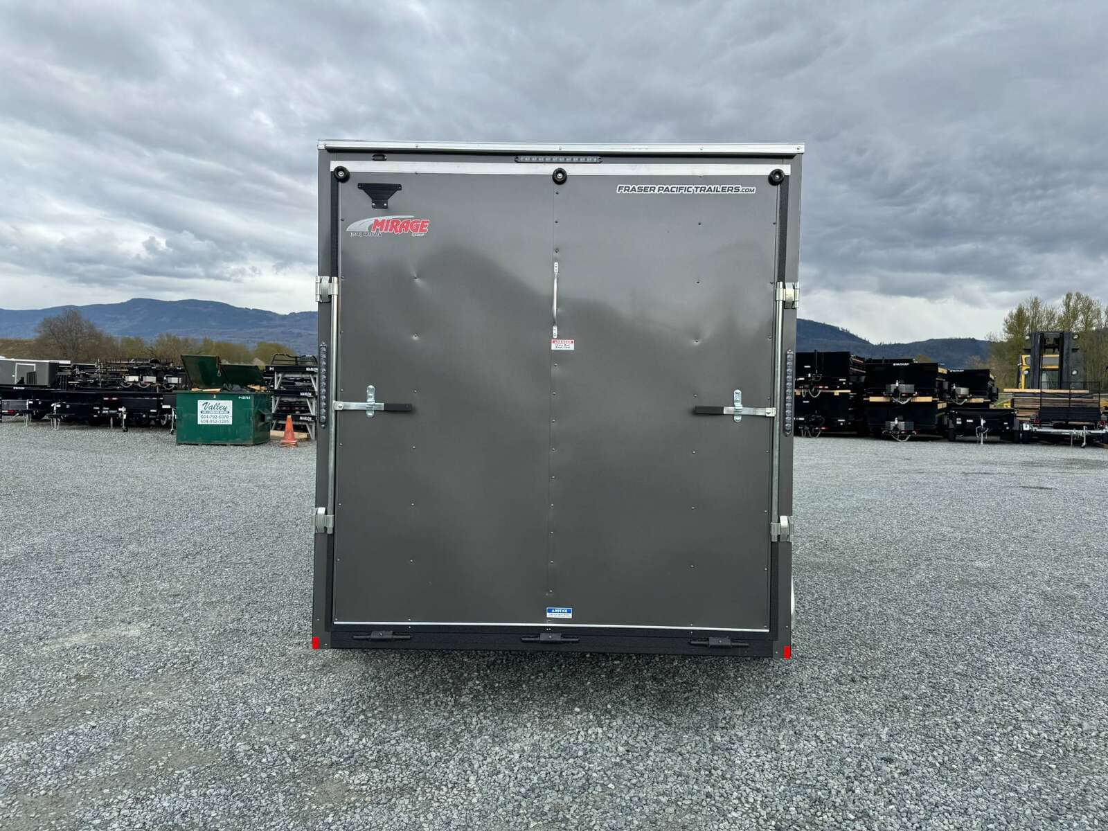 Photo of 2026 Mirage XE 7X14 V-Nose Ramp Door Cargo / Enclosed Trailer Extra Height Charcoal Grey 7000lb GVW