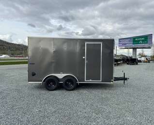 Thumbnail Photo of 2026 Mirage XE 7X14 V-Nose Ramp Door Cargo / Enclosed Trailer Extra Height Charcoal Grey 7000lb GVW