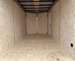 Thumbnail Photo of 2026 Mirage XE 7X14 V-Nose Ramp Door Cargo / Enclosed Trailer Extra Height Black 7000lb GVW