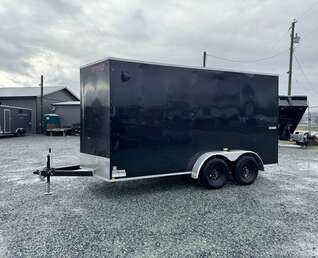 Thumbnail Photo of 2026 Mirage XE 7X14 V-Nose Ramp Door Cargo / Enclosed Trailer Extra Height Black 7000lb GVW