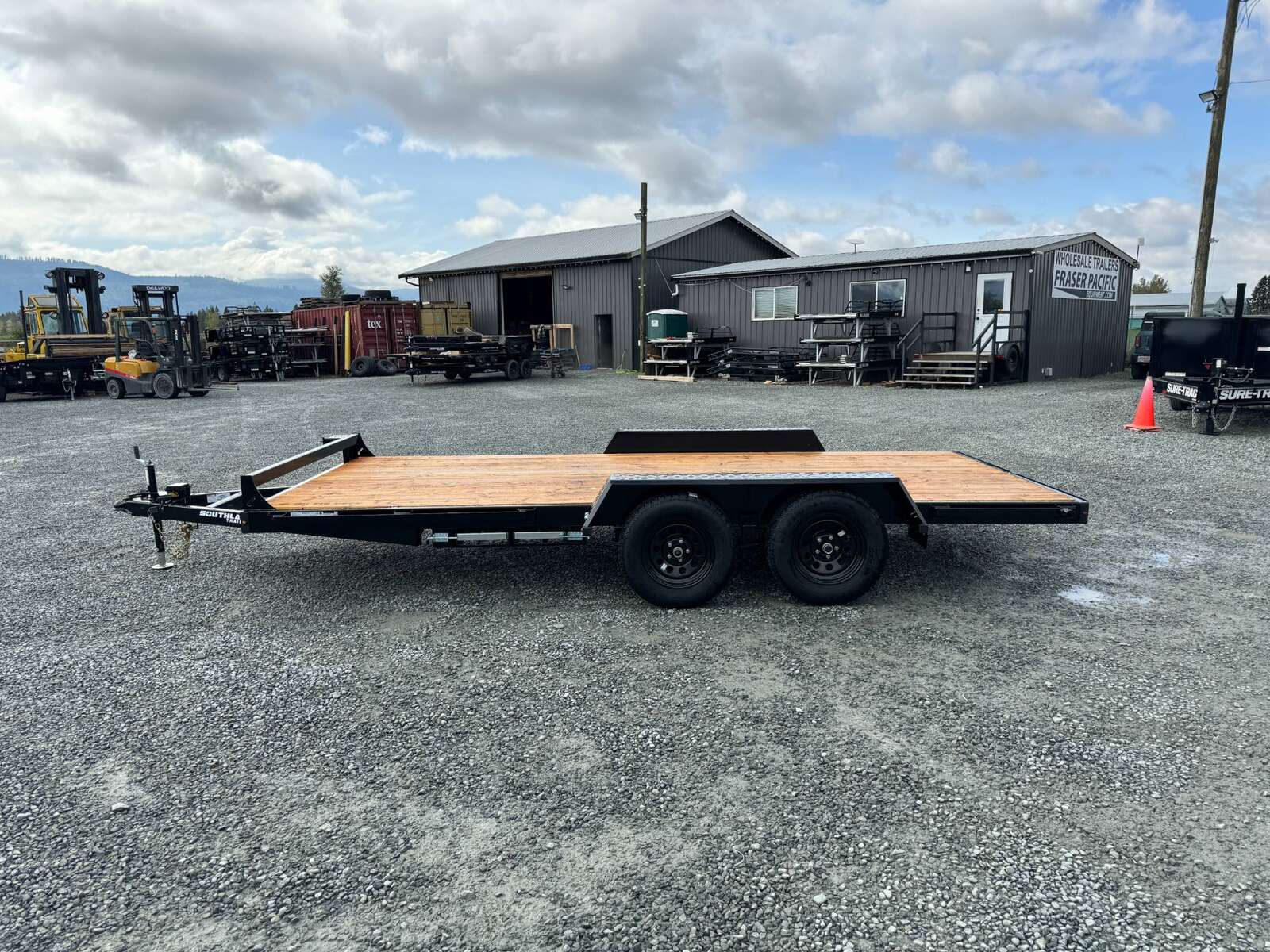 Photo of 2026 Southland 7x16 Flat Deck Car Hauler Trailer 8000lb GVW w/ Ramps