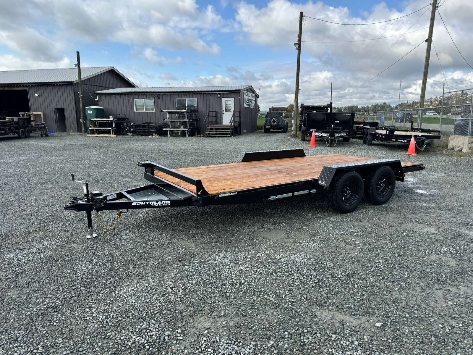 Photo of 2026 Southland 7x16 Flat Deck Car Hauler Trailer 8000lb GVW w/ Ramps