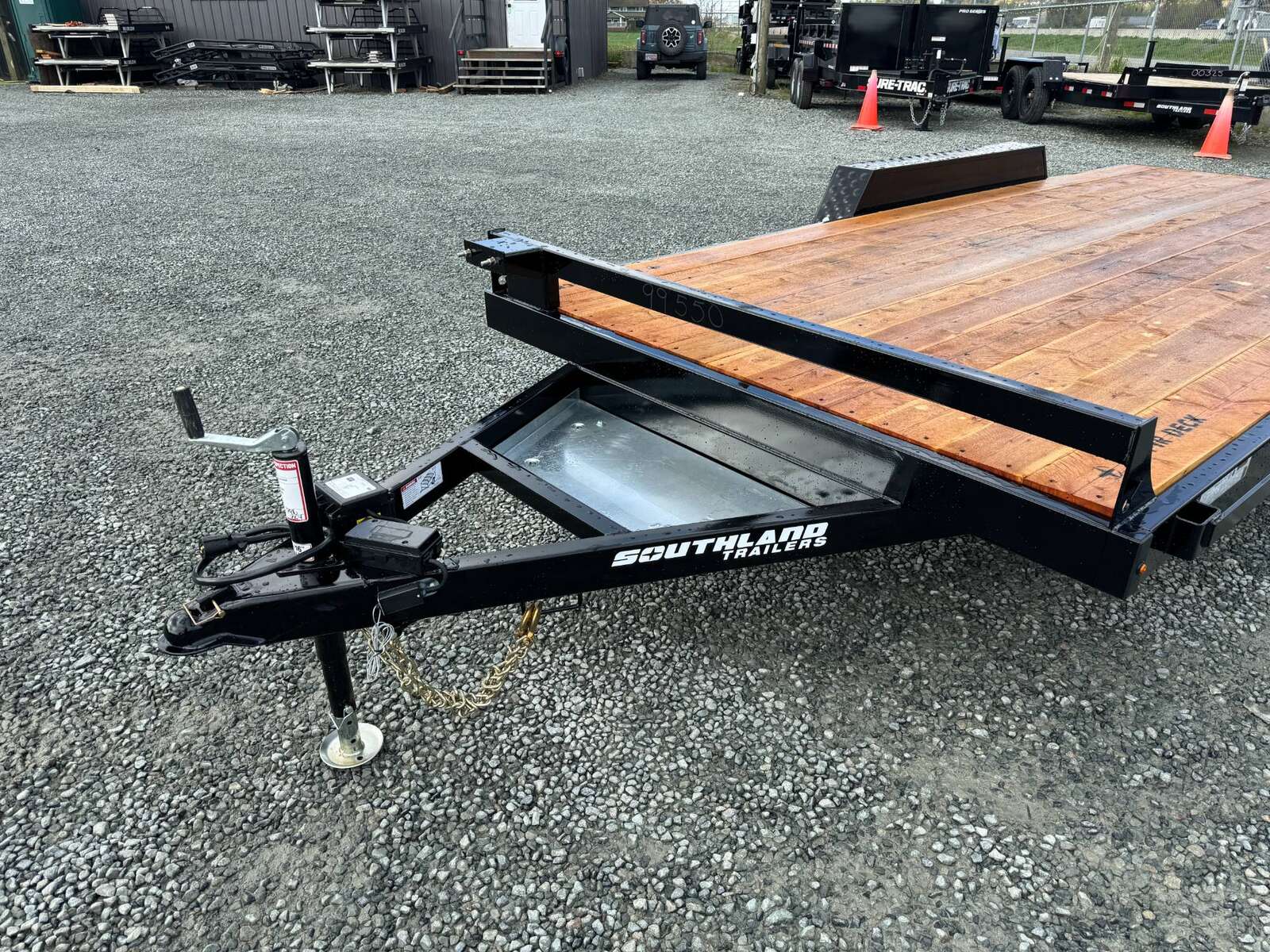 Photo of 2026 Southland 7x16 Flat Deck Car Hauler Trailer 8000lb GVW w/ Ramps