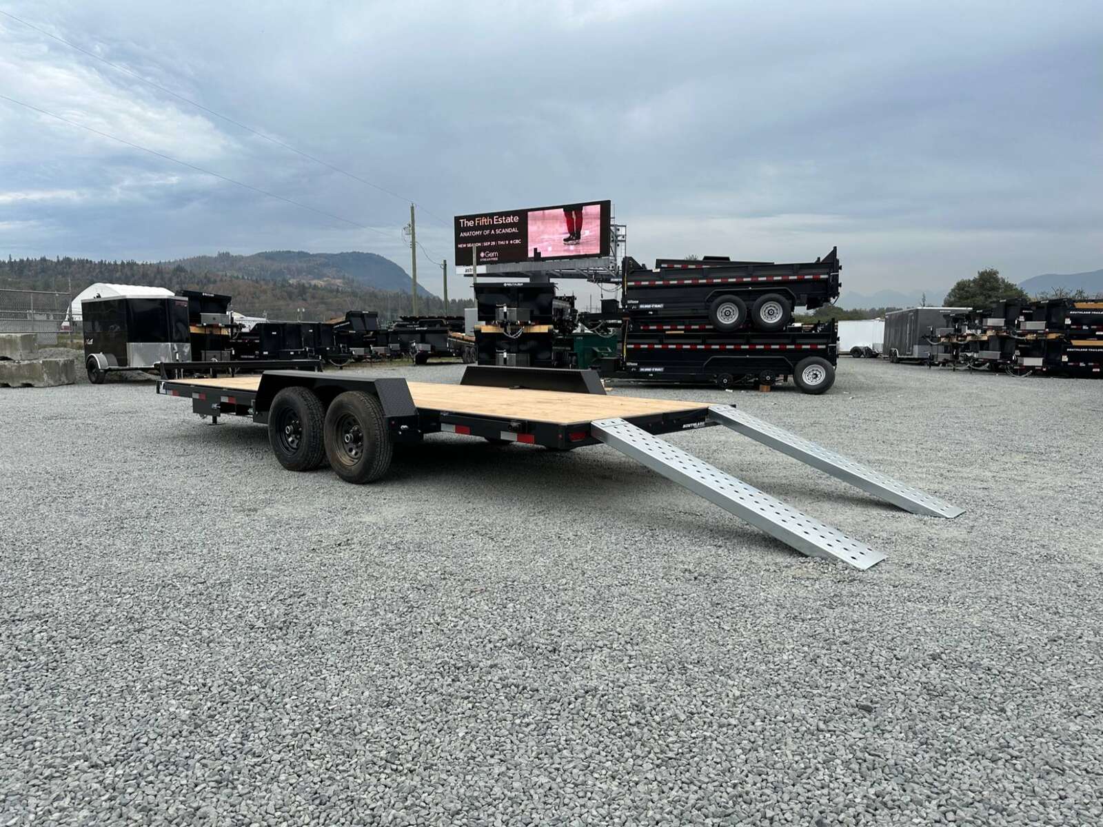 Photo of 2026 Southland 7X20 11,400LB GVW Equipment / Car Trailer Flat deck Slide In Ramps
