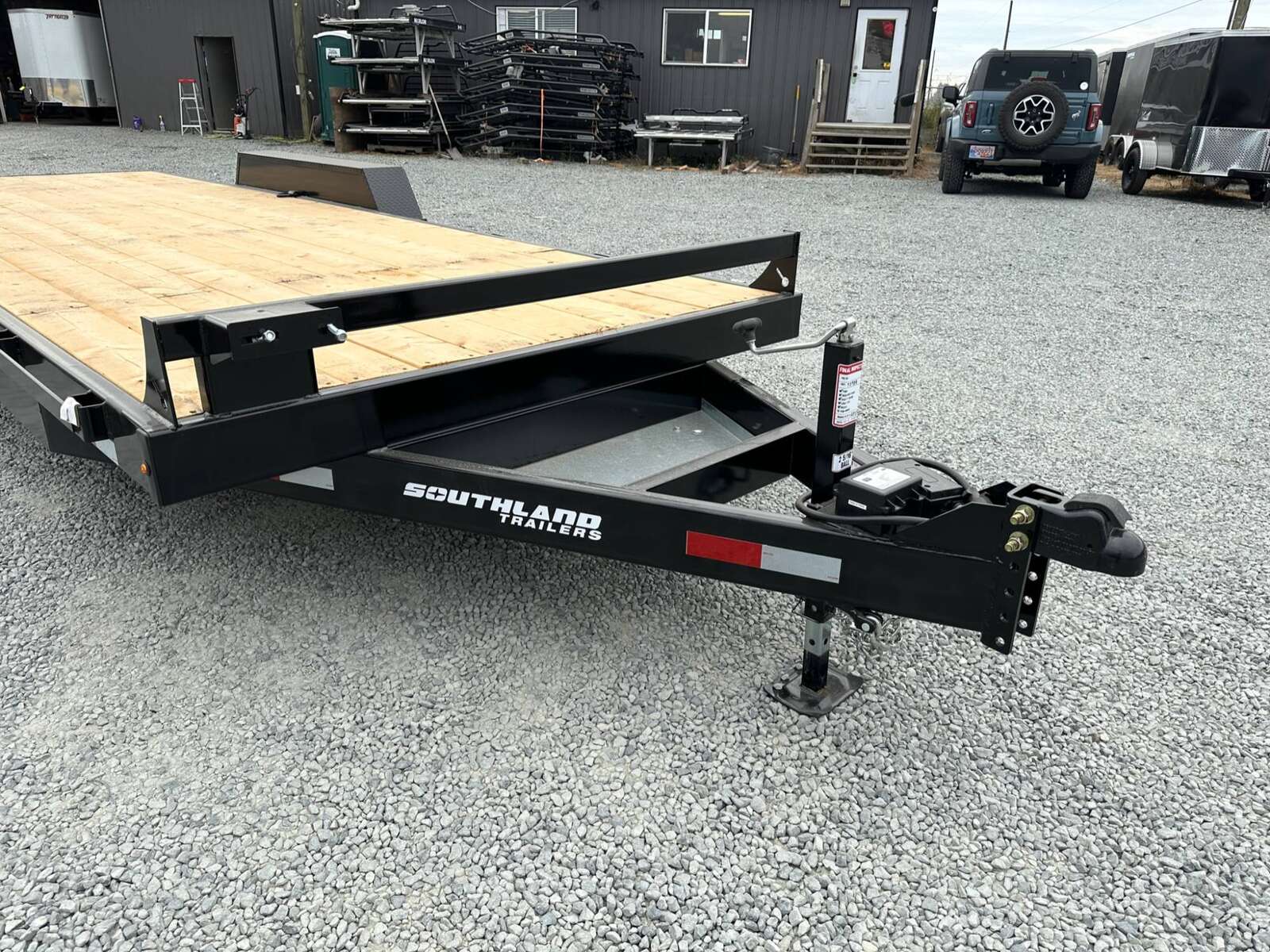 Photo of 2026 Southland 7X20 11,400LB GVW Equipment / Car Trailer Flat deck Slide In Ramps