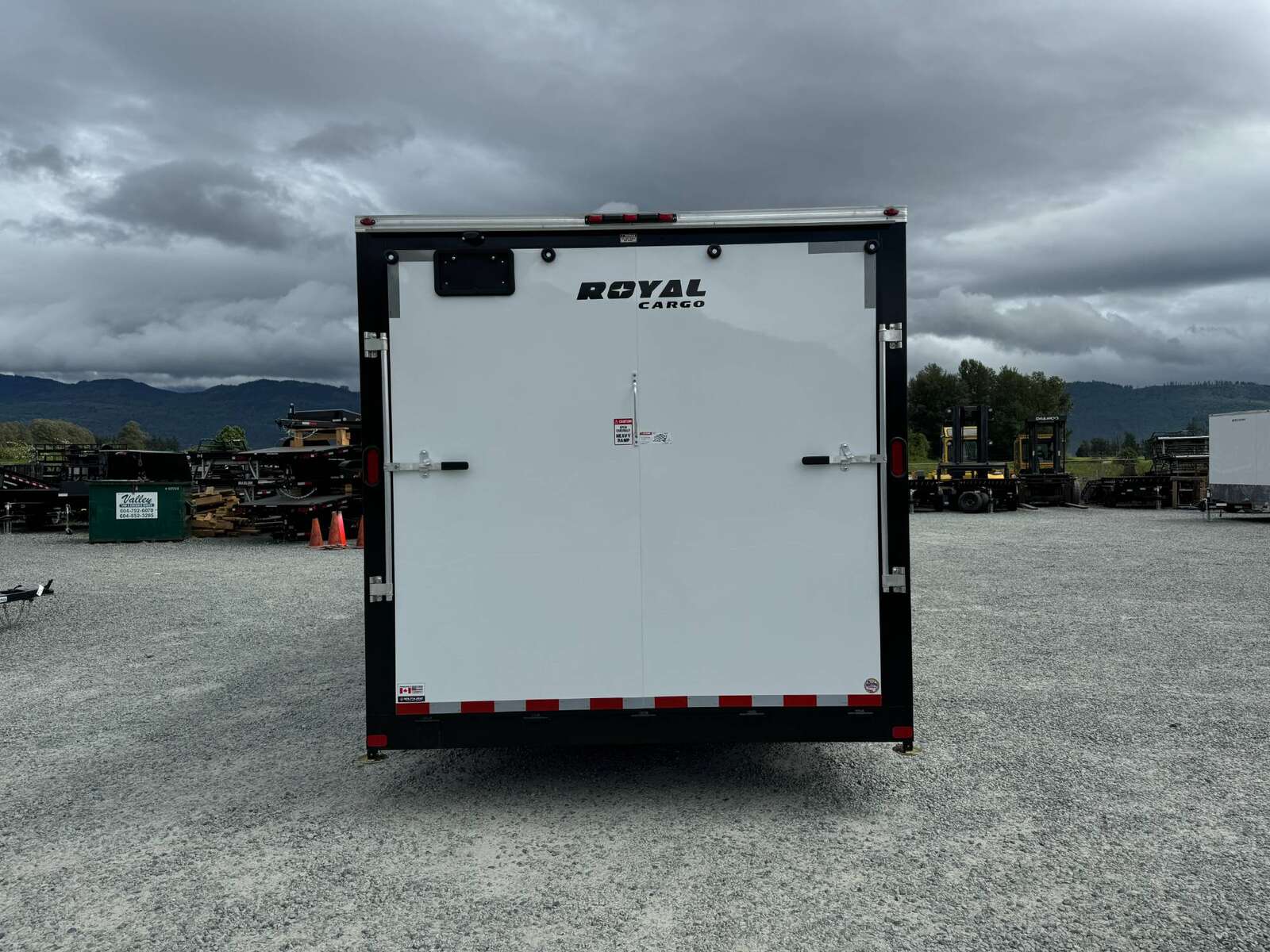 Photo of 2026 Royal Cargo 8.5x20 +V Nose 11,400lb Cargo / Enclosed Trailer Car Hauler Extra Height Ramp Door White