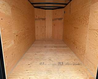 Thumbnail Photo of 2026 Royal Cargo 5x10 Cargo Enclosed Trailer V Nose Ramp Door Black 2900lb GVW