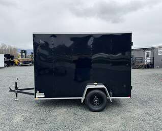 Thumbnail Photo of 2026 Mirage XE 6x10 V Nose Enclosed Cargo Trailer Barn Doors Black Extra Height 2990lb GVW