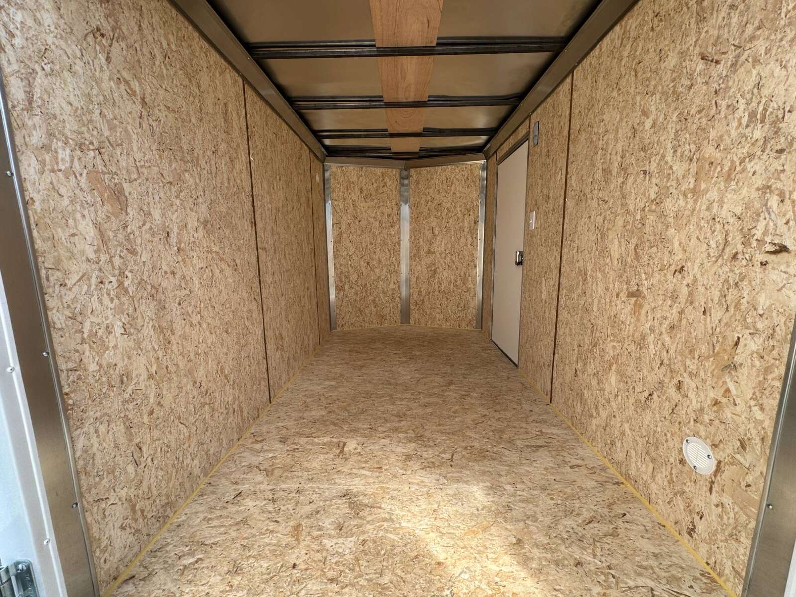 Photo of 2026 Mirage XE 6x10 V Nose Enclosed Cargo Trailer Barn Doors White Extra Height 2990lb GVW