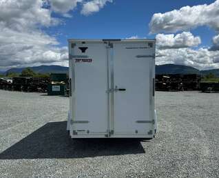 Thumbnail Photo of 2026 Mirage XE 6x10 V Nose Enclosed Cargo Trailer Barn Doors White Extra Height 2990lb GVW