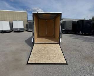 Thumbnail Photo of 2026 Impact Quake 6x12 V Nose Cargo / Enclosed Trailer Black Ramp Door Extra Height 2990lb GVW