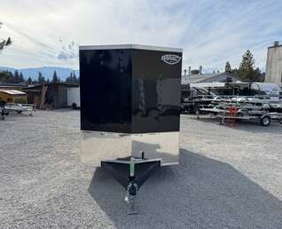 Thumbnail Photo of 2026 Impact Quake 6x12 V Nose Cargo / Enclosed Trailer Black Ramp Door Extra Height 2990lb GVW