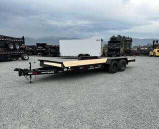 Thumbnail Photo of 2026 Southland 7X20 11,400LB GVW Equipment / Car Trailer Flat deck Slide In Ramps