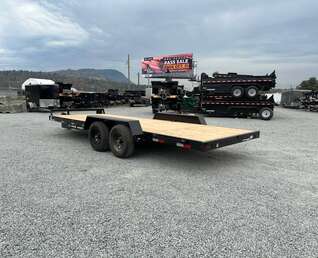 Thumbnail Photo of 2026 Southland 7X20 11,400LB GVW Equipment / Car Trailer Flat deck Slide In Ramps