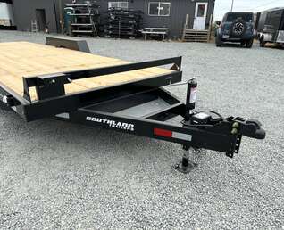 Thumbnail Photo of 2026 Southland 7X20 11,400LB GVW Equipment / Car Trailer Flat deck Slide In Ramps