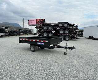 Thumbnail Photo of 2025 Suretrac 4.5x8 Mini Dump Trailer Utility 2990lb GVW