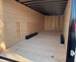 Thumbnail Photo of 2026 Royal Cargo 8.5x24 V Nose Car Hauler Cargo / Enclosed Trailer 11,400lb GVW Silver Ramp Door Extra Height