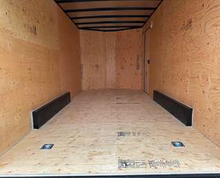 Thumbnail Photo of 2026 Royal 7.5X16 V-NOSE RAMP DOOR EXTRA HEIGHT Cargo / Enclosed Trailer Charcoal Grey 7700lb GVW