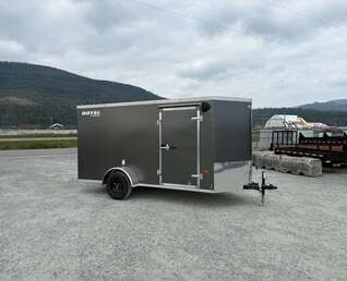 Thumbnail Photo of 2026 Royal Cargo 6x12 V Nose Cargo / Enclosed Trailer Ramp Door Charcoal Grey 2999lb GVW