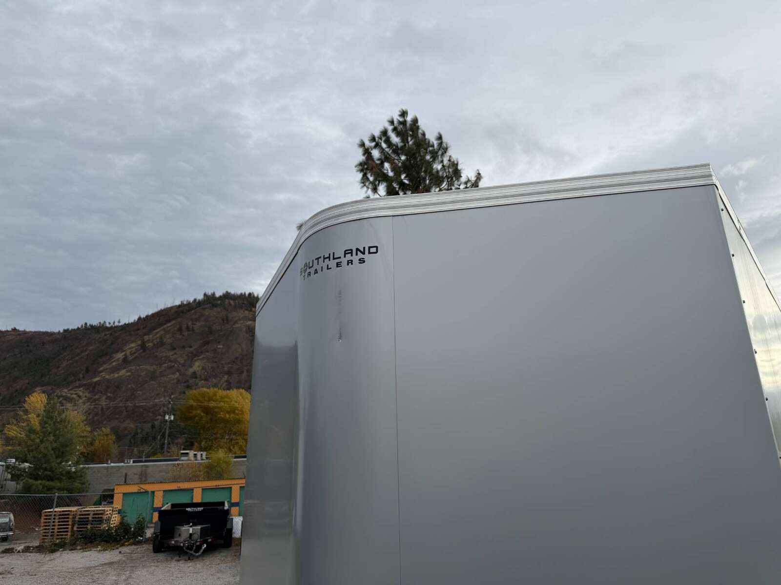 Photo of **Scratch & Dent Sale** 2026 Royal 7.5X16 V-NOSE RAMP DOOR EXTRA HEIGHT Cargo / Enclosed Trailer Silver 7700lb GVW