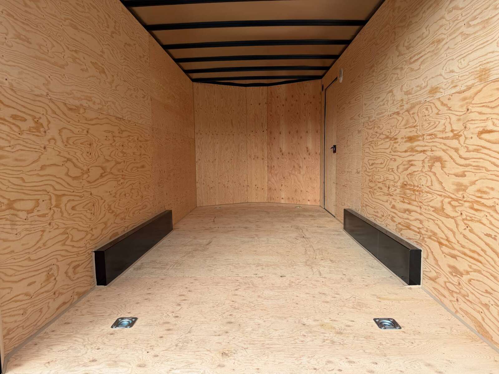 Photo of **Scratch & Dent Sale** 2026 Royal 7.5X16 V-NOSE RAMP DOOR EXTRA HEIGHT Cargo / Enclosed Trailer Silver 7700lb GVW