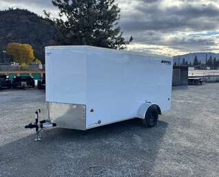 Thumbnail Photo of 2026 Royal Cargo 6x12 V Nose Cargo / Enclosed Trailer Ramp Door White 2999lb GVW