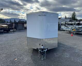 Thumbnail Photo of 2026 Royal Cargo 6x12 V Nose Cargo / Enclosed Trailer Ramp Door White 2999lb GVW