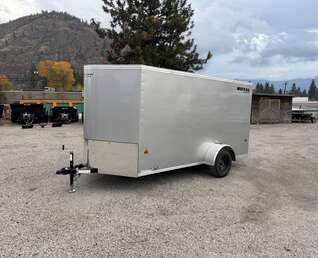 Thumbnail Photo of 2026 Royal Cargo 6x12 V Nose Cargo / Enclosed Trailer Ramp Door Silver 2999lb GVW