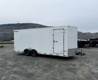 Thumbnail Photo of 2026 Royal Cargo 8.5x20 +V Nose 11,400lb Cargo / Enclosed Trailer BARN DOORS Extra Height White