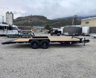Thumbnail Photo of 2026 Southland 7X20 +Dovetail 15,400LB GVW Equipment Flat Deck Trailer w/ Slide in ramps