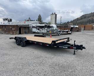 Thumbnail Photo of 2026 Southland 7X20 +Dovetail 15,400LB GVW Equipment Flat Deck Trailer w/ Slide in ramps