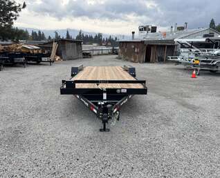 Thumbnail Photo of 2026 Southland 7X20 +Dovetail 15,400LB GVW Equipment Flat Deck Trailer w/ Slide in ramps