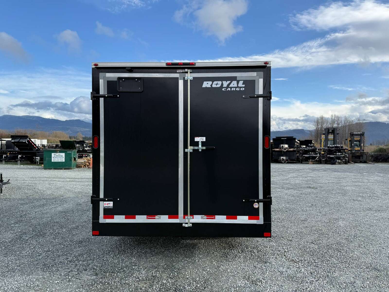 Photo of 2026 Royal Cargo 8.5X16 V NOSE Cargo / Enclosed Trailer Black BARN DOORS EXTRA HEIGHT 11,400LB GVW