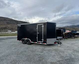 Thumbnail Photo of 2026 Royal Cargo 8.5X16 V NOSE Cargo / Enclosed Trailer Black BARN DOORS EXTRA HEIGHT 11,400LB GVW