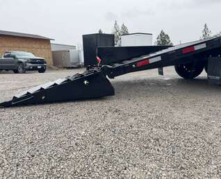 Thumbnail Photo of 2026 Southland Trailer 8x20 +5ft Dovetail Flip Over Ramps Deckover Trailer 15,400lb GVW Flat Deck