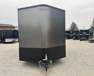 Thumbnail Photo of 2026 Royal 7.5X16 Cargo / Enclosed Trailer Camping Package w/ Window & Power Port RAMP DOOR EXTRA HEIGHT Charcoal Grey 7700lb GVW