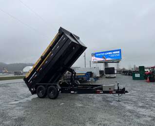 Thumbnail Photo of 2026 Southland 7x14 High Side Dump Trailer 15,400lb GVW w/ Tarp & Ramps