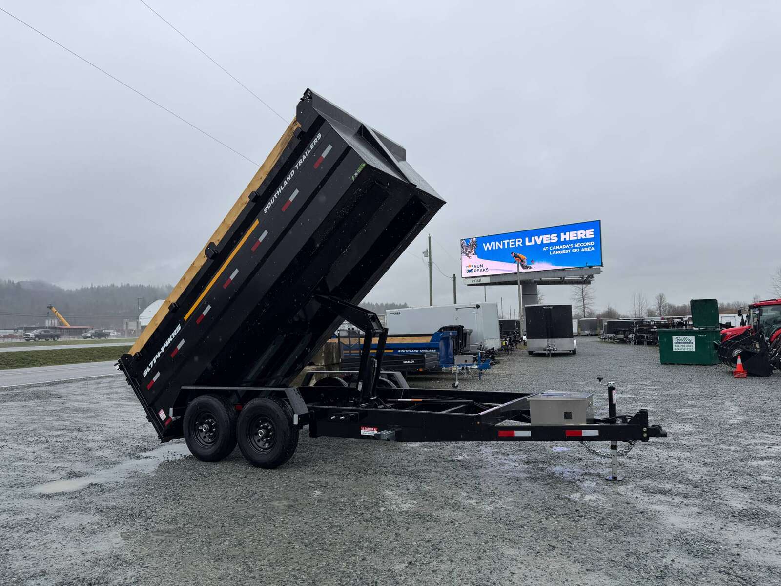 Photo of 2026 Southland 7x14 High Side Dump Trailer 15,400lb GVW w/ Tarp & Ramps